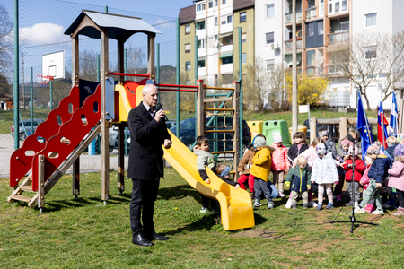 ODPRTJE DVEH  OTROŠKIH IGRIŠČ V KOŠANI 6.3.2026 - Valter Leban-0562